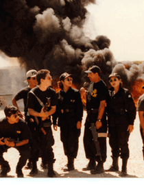 sal m martinez burning illegal drugs